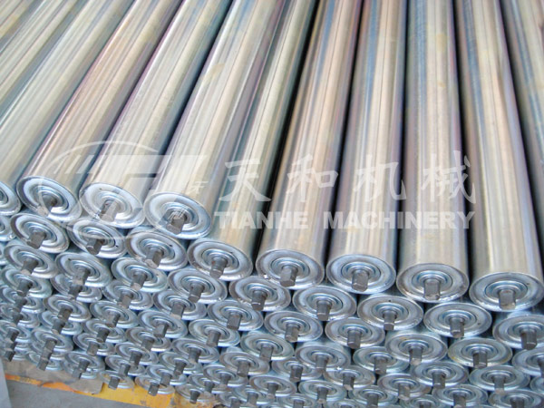 Zinc plating conveyor roller