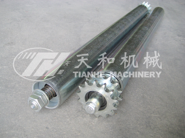 TH3826型 鋼制(zhi)雙鏈可調積放(fang)輥筒